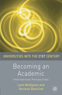 Imagen de portada: Becoming an Academic 1st edition 9780230227910