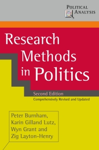Omslagafbeelding: Research Methods in Politics 2nd edition 9780230019843