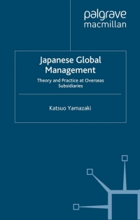 Cover image: Japanese Global Management 9780230280151