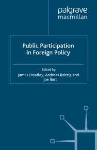 Omslagafbeelding: Public Participation in Foreign Policy 9780230282513