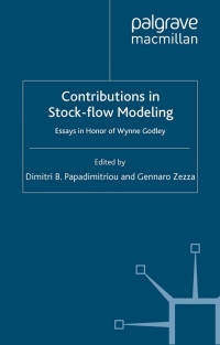 Omslagafbeelding: Contributions to Stock-Flow Modeling 9780230294455