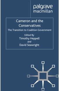 Imagen de portada: Cameron and the Conservatives 9780230314108