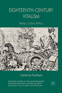 Cover image: Eighteenth-Century Vitalism 9780230276185
