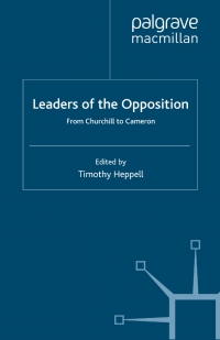 Cover image: Leaders of the Opposition 9780230296473