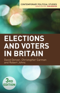 Imagen de portada: Elections and Voters in Britain 3rd edition 9780230241602