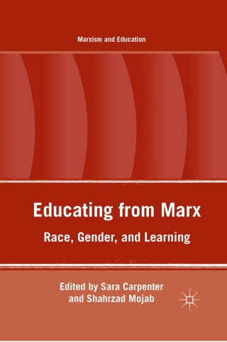 Cover image: Educating from Marx 9780230115811