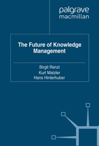 Omslagafbeelding: The Future of Knowledge Management 9781403947604