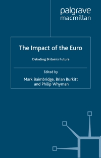 Imagen de portada: The Impact of the Euro 9780333735794