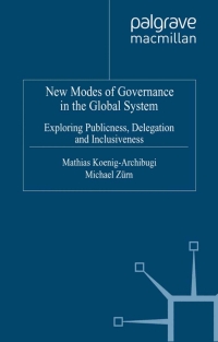 Immagine di copertina: New Modes of Governance in the Global System 9781403949332