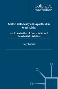 Cover image: State, Civil Society and Apartheid in South Africa 9780333726495