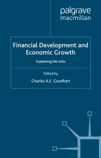 表紙画像: Financial Development and Economic Growth 1st edition 9781349514878