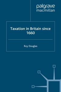 Imagen de portada: Taxation in Britain since 1660 9780333673645
