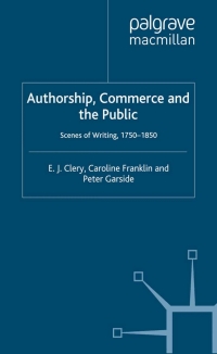 Imagen de portada: Authorship, Commerce and the Public 1st edition 9780333964552