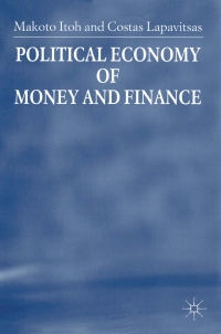Imagen de portada: Political Economy of Money and Finance 9780333665213