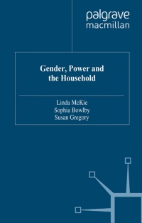 Imagen de portada: Gender, Power and the Household 1st edition 9780333695739