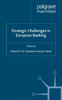 Cover image: Strategic Challenges in European Banking 1st edition 9780333734056