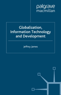 Cover image: Globalization, Information Technology and Development 9780333729960