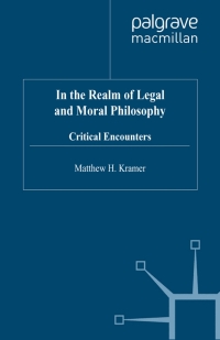 Cover image: In the Realm of Legal and Moral Philosophy 9780333743256