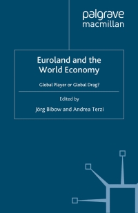 表紙画像: Euroland and the World Economy 9780230500563