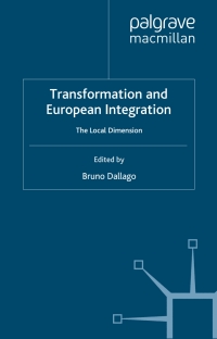 صورة الغلاف: Transformation and European Integration 9781403947819