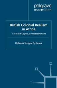 表紙画像: British Colonial Realism in Africa 9780230378001