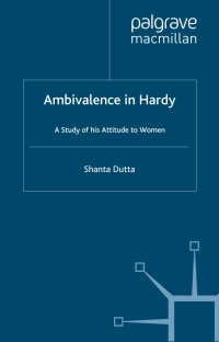 Titelbild: Ambivalence in Hardy 9780333744864