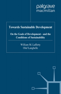 表紙画像: Towards Sustainable Development 9780333715215