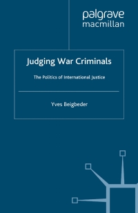 Cover image: Judging War Criminals 9780333681534