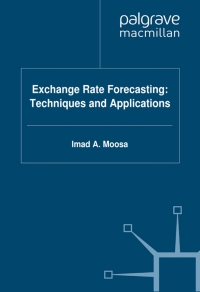 Cover image: Exchange Rate Forecasting: Techniques and Applications 9780333736449