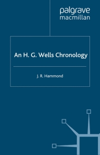 صورة الغلاف: An H.G. Wells Chronology 9780333727669