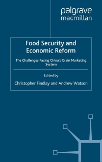 صورة الغلاف: Food Security and Economic Reform 9780333720899