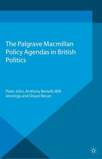 Cover image: Policy Agendas in British Politics 9780230390393