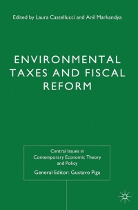 Imagen de portada: Environmental Taxes and Fiscal Reform 9780230392397
