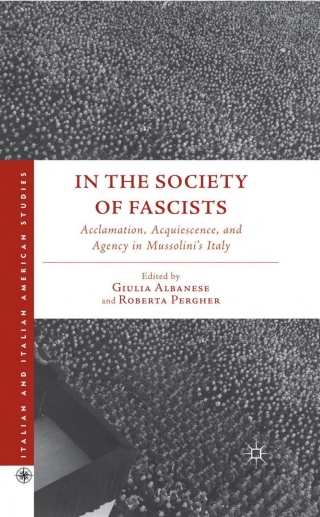 Cover image: In the Society of Fascists 9780230392922
