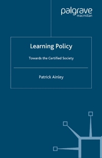Imagen de portada: Learning Policy 9780333750346