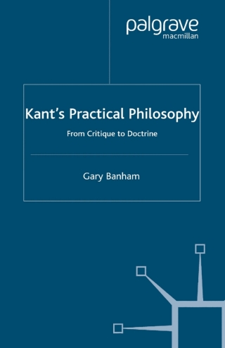 Cover image: Kant’s Practical Philosophy 9780333993996