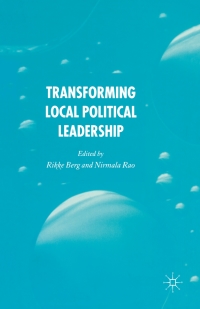 Immagine di copertina: Transforming Political Leadership in Local Government 9781403992833