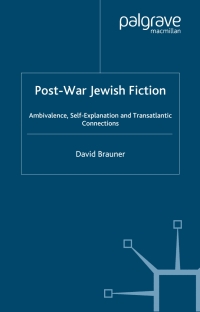 Imagen de portada: Post-War Jewish Fiction 9780333740354