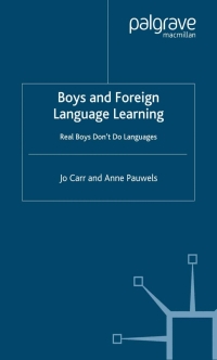 Imagen de portada: Boys and Foreign Language Learning 9781403939678