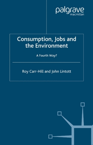 Immagine di copertina: Consumption, Jobs and the Environment 9780333800096