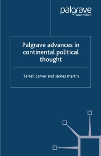 Cover image: Palgrave Advances in Continental Political Thought 9781403903679