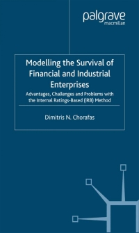 表紙画像: Modelling the Survival of Financial and Industrial Enterprises 9780333984666