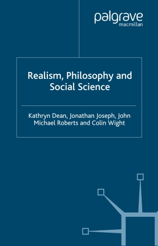 Immagine di copertina: Realism, Philosophy and Social Science 9781403946737