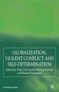 表紙画像: Globalization, Self-Determination and Violent Conflict 9781403987945