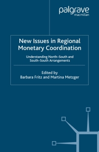 Cover image: New Issues in Regional Monetary Coordination 9781403996220