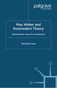 Cover image: Max Weber and Postmodern Theory 9780333930588