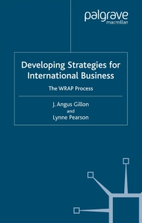 Imagen de portada: Developing Strategies for International Business 9781403934147