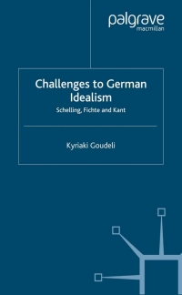 Imagen de portada: Challenges to German Idealism 9781403901224