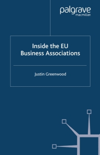 Imagen de portada: Inside the EU Business Associations 9780333793763