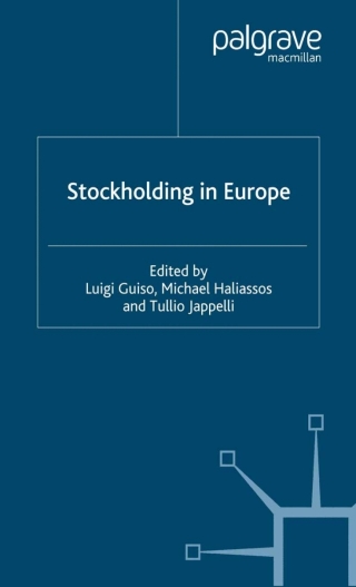 Cover image: Stockholding in Europe 1st edition 9781349509492
